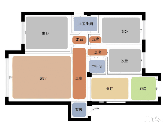120平原木风新房,利用走廊面积,变身出神秘新空间