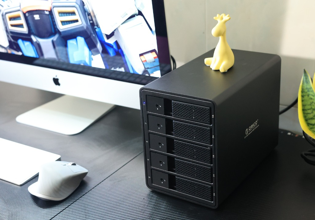 硬盘|80T容量扩展告别内存焦虑，奥睿科五盘位硬盘柜测评