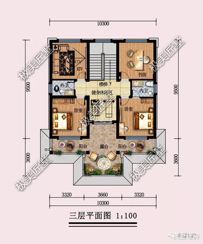 10米开间想建中式,试试对称设计,方正又大气!