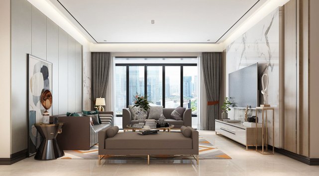 170平现代风四居室，简约时尚又不失稳重