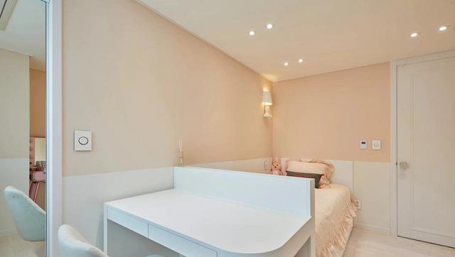 一家4口的110新房,只刷大白墙、通铺瓷砖地面,越简单越喜欢