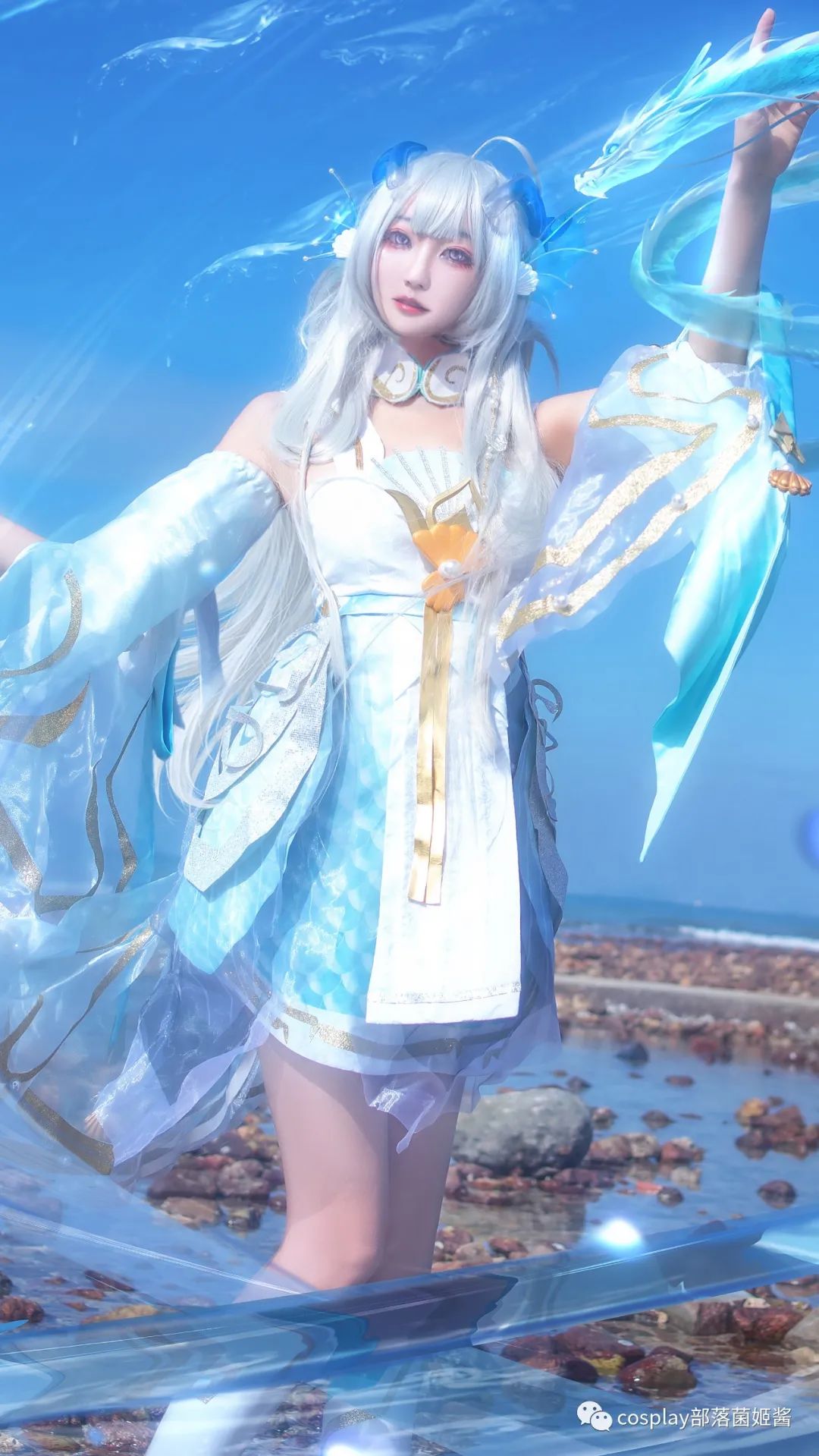 |cos:王者荣耀西施游龙清影cos正片@雪村初美