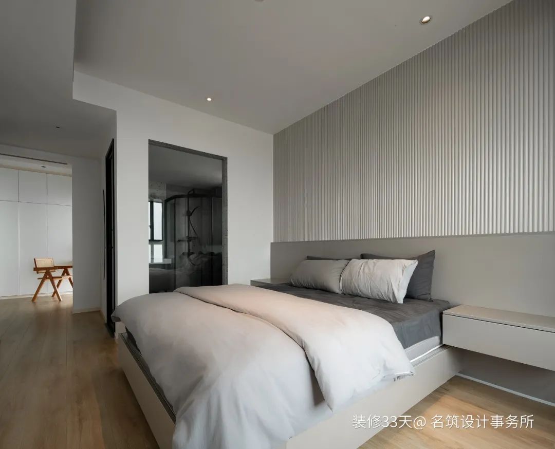 装修设计:102平现代简约奶油色柔美两居