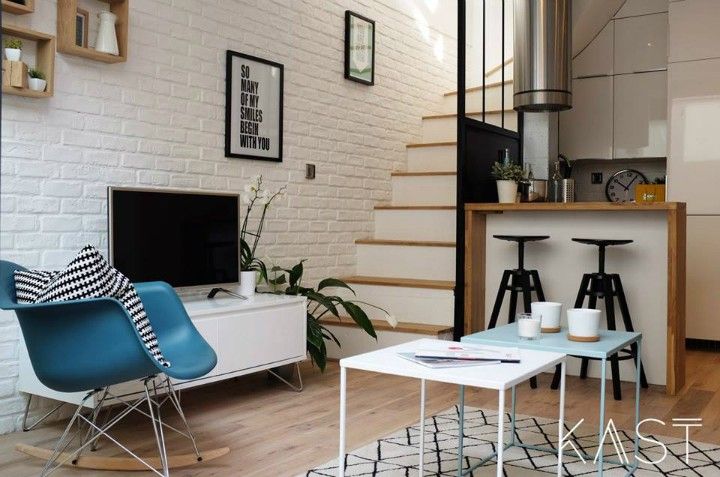 神奇!国外的11㎡3层公寓堪比精致小豪宅,功能齐全还温馨