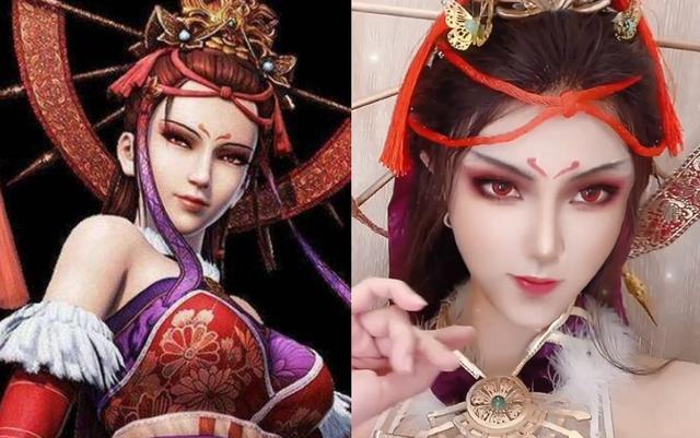 acgn漫评|一人cos8大国漫女神，千仞雪奉眠好还原，看到美杜莎不得不服！