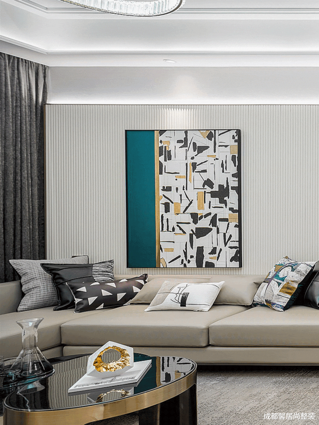 120㎡轻奢大平层,优雅的生活从家开始