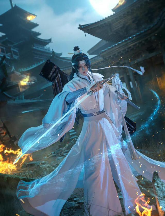 coser|墨家三兄弟cos神还原，魏无羡好霸气，谢怜温柔，沈清秋难得正经