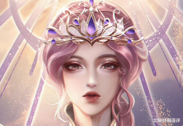 小舞|斗罗大陆：四大女神戴皇冠封神，小舞造型最甜美，比比东最有气质