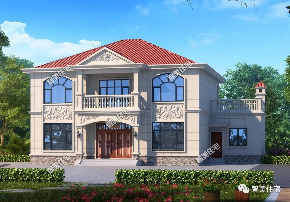 带独立厨房的两层小别墅,还有传统柴火灶,这样的房子确实很实用