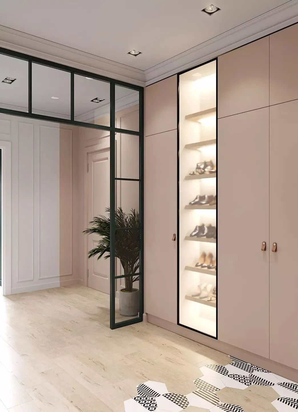 81㎡超强收纳之家,草木绿厨房也太高级了叭!