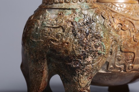 |海外回流:商周古玉瑞兽摆件