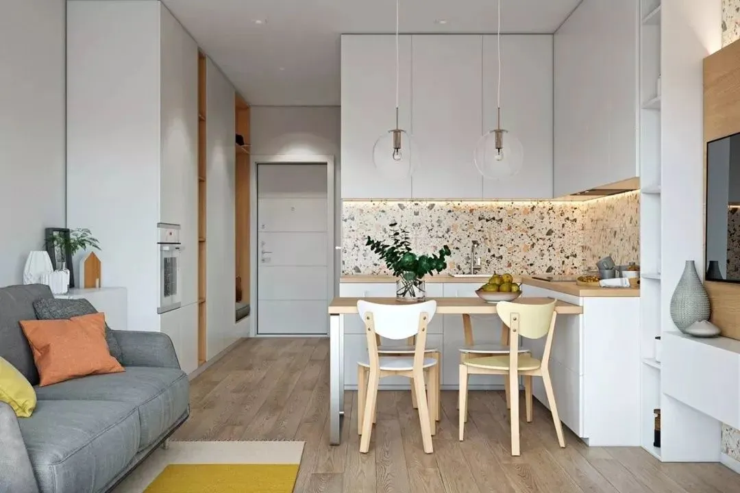 小小屋装修网丨家居装修 水磨石用在这6个地方 瞬间美爆了