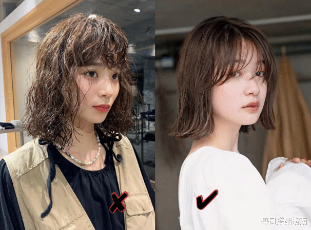 卷发 为什么你烫卷发会显老气？从发型特质看你的曲直感，实用又精致