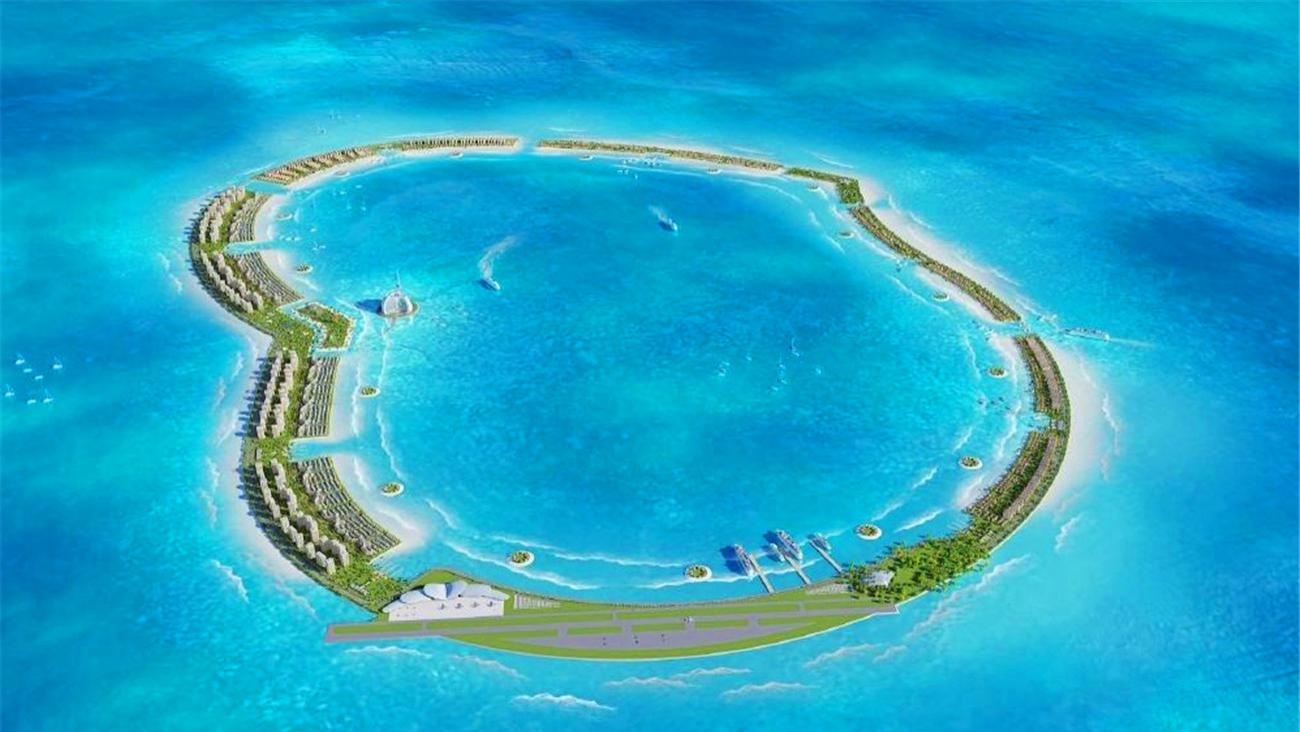 美济岛|从一座无人珊瑚礁到5.66平方公里的海上花园，美济岛真是美翻了