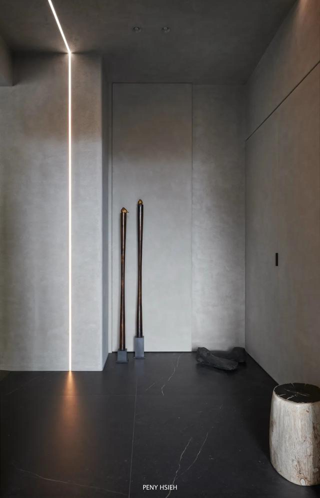 190㎡现代高级灰,简单低调的空间,高级优雅好自然