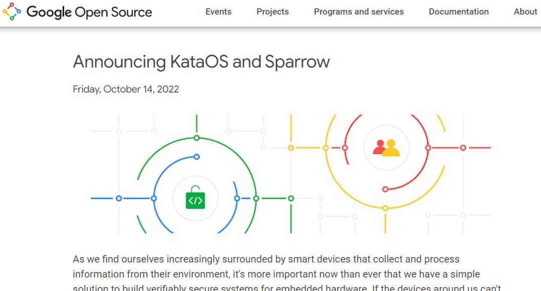死磕操作系统！谷歌重磅发布开源KataOS，网友：「谷歌坟场」喜+1