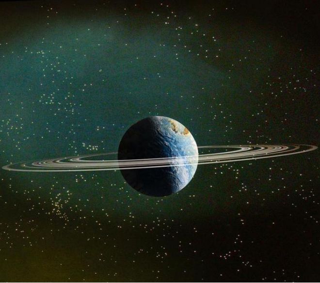 假如地球也有行星环,人类将变成什么样?科学家惊呼是一场事故