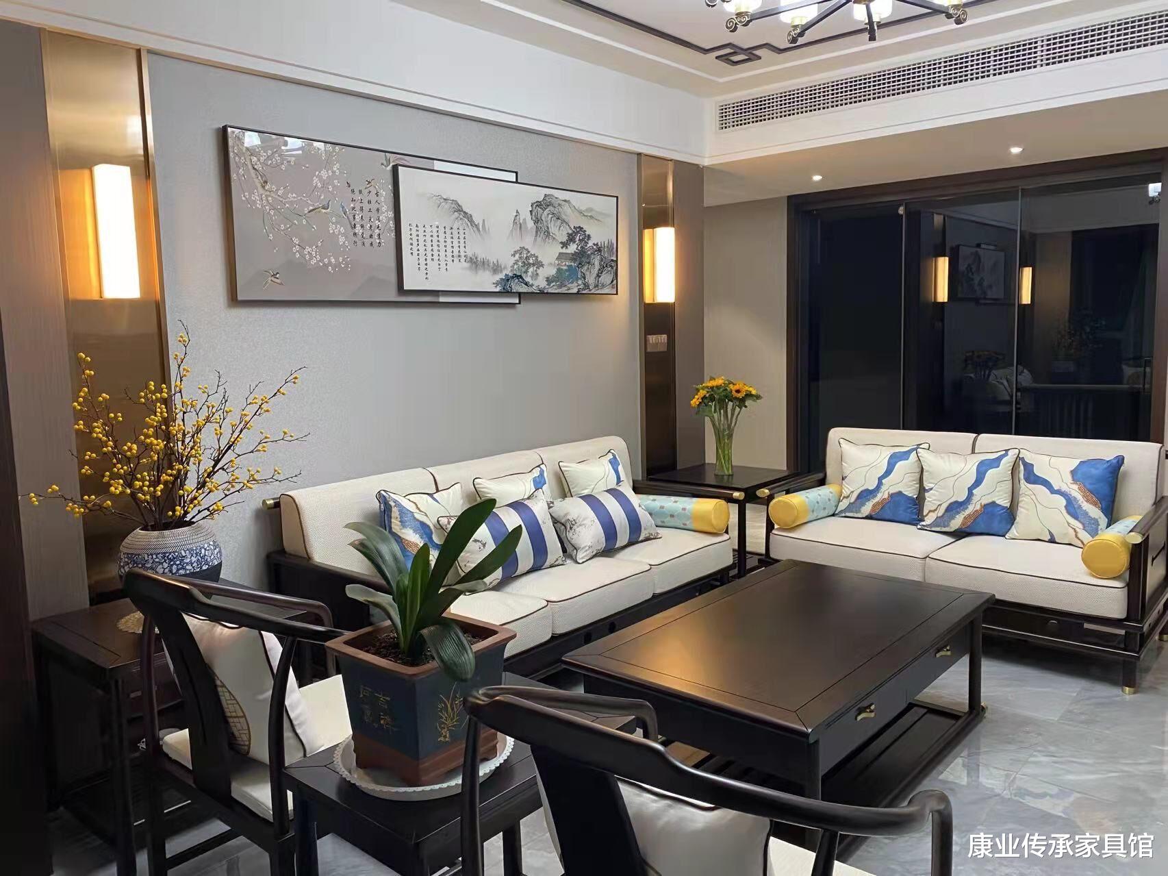 独具现代东方美学,新中式风格客厅案例欣赏