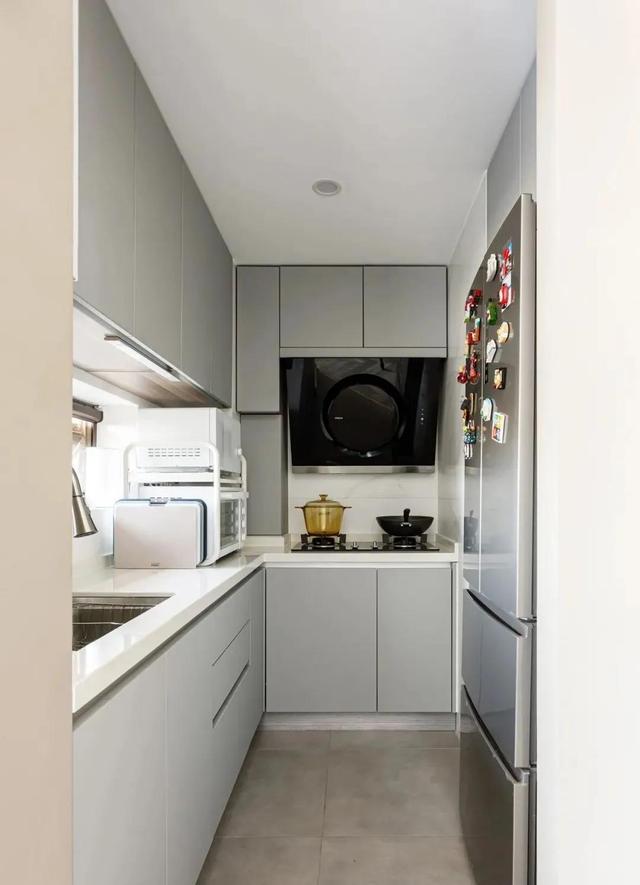 她家56㎡复古风小宅,柜子太能装了,收纳堪比大户型!