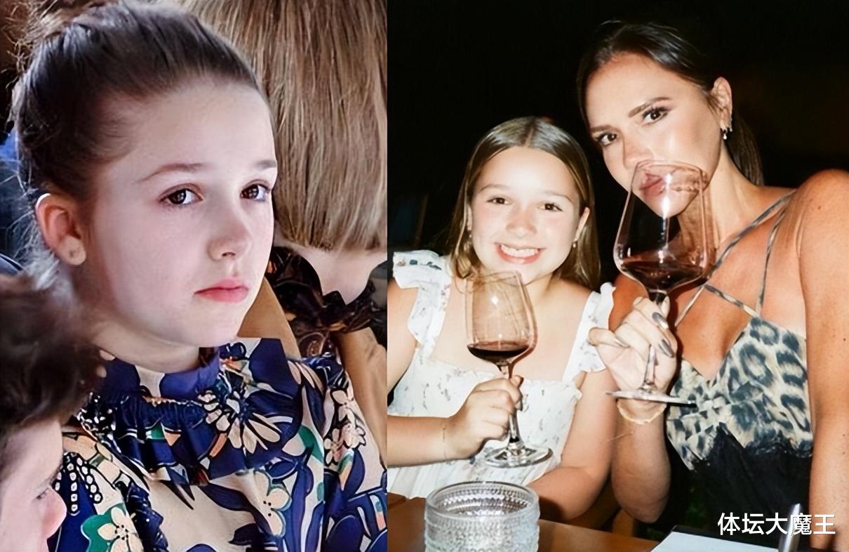 维多利亚·贝克汉姆|贝克汉姆11岁女儿开始化妆！深夜与贝嫂喝酒，比同龄孩子成熟太多