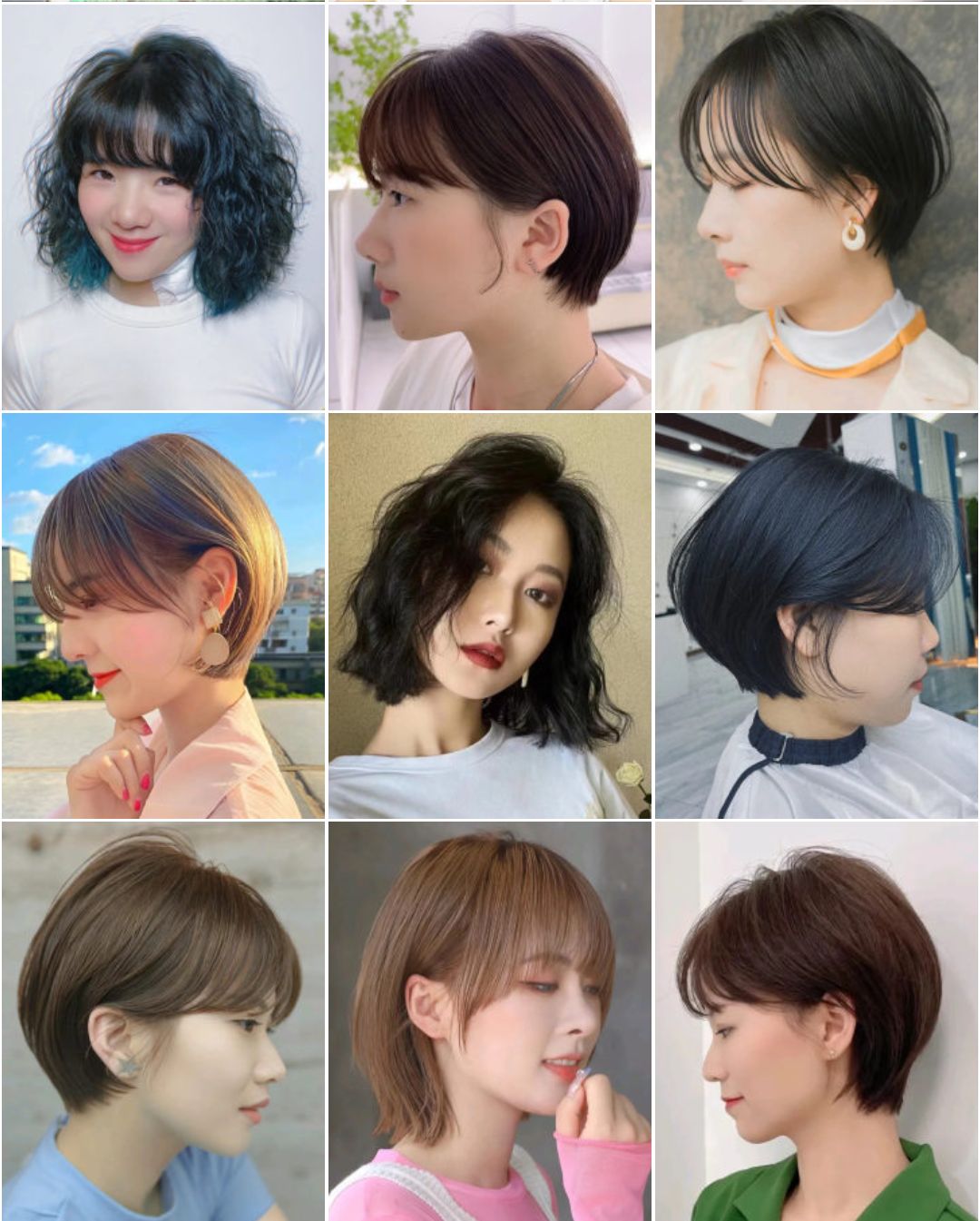 空腹 2022夏日最火女发，长度不过肩，清爽还瘦脸