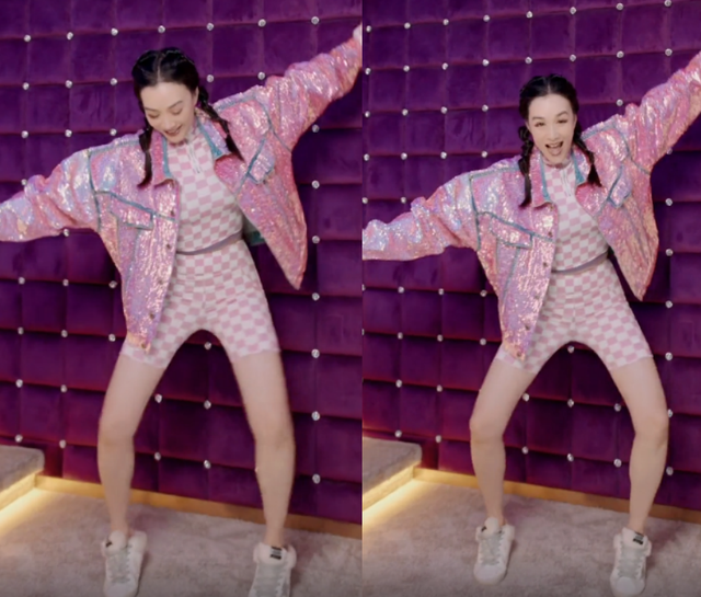 钟丽缇|51岁钟丽缇穿紧身短裤热舞!一双长腿又直又白,体型微胖曲线傲人