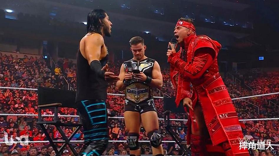 米兹|WWE终于想起了还有个明日华，理论仔一条短信就把米兹给卖了！