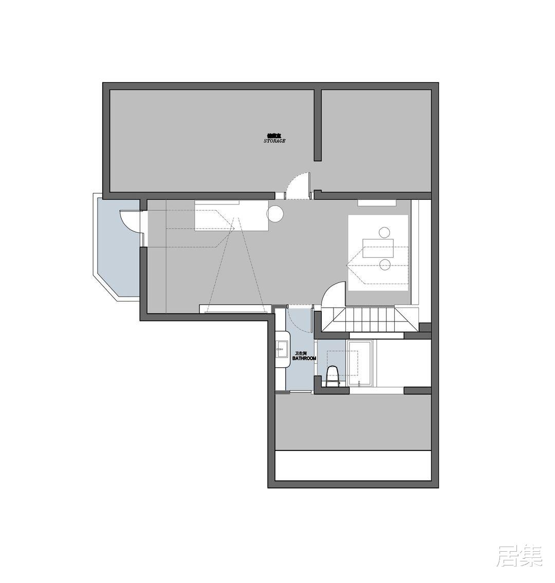 239平房子，采用中式元素，结合现代设计语言，创写意的空间