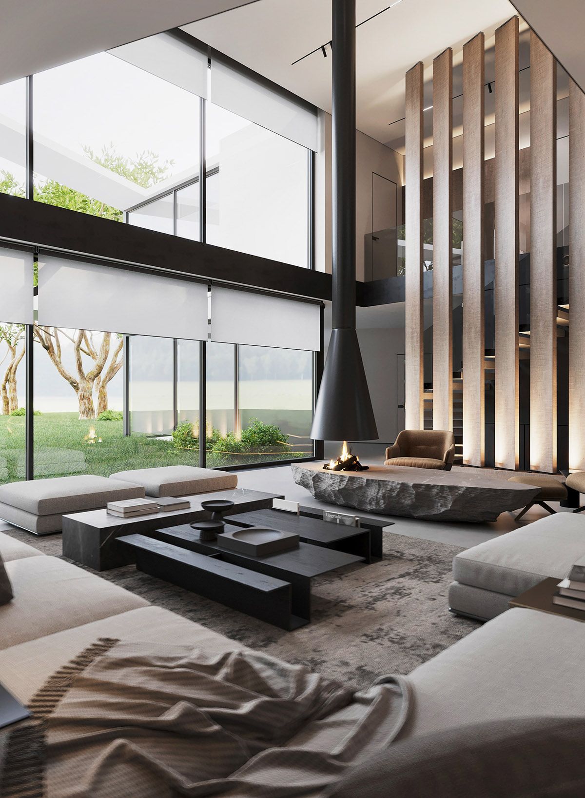 具有清新、现代风格和强烈个性的800平米华丽住宅