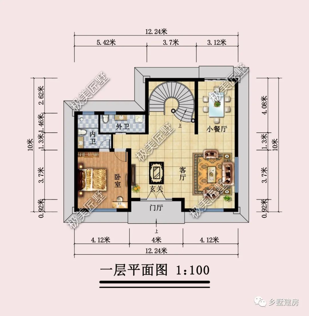 三层精美简欧别墅，全户型套卧设计，最舒适的还得是它