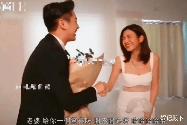 陈妍希|陈晓探班陈妍希,打扮精致似新婚夫妻见面,手捧鲜花画面太甜蜜!