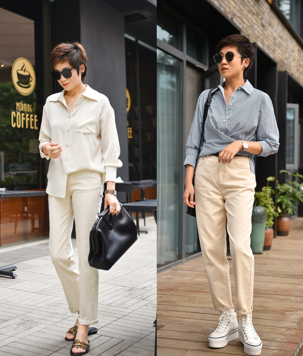 穿衣搭配 利落“短发”的她,凭什么美得高级?看过她的夏日穿搭,就明白了