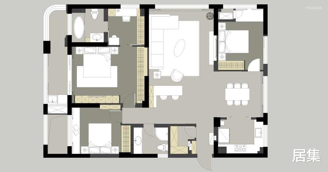 三居室大变身,为宝宝的到来做好准备,家里充满了爱和希望
