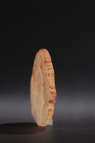 |清-和田玉童子骑鱼挂件