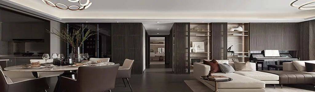 现代主义轻奢,高贵而温暖的软装典范!