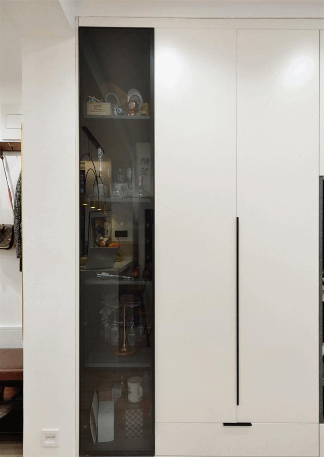 40轻奢风小户型装修,合理动线+超强收纳,打造出大平层的既视感