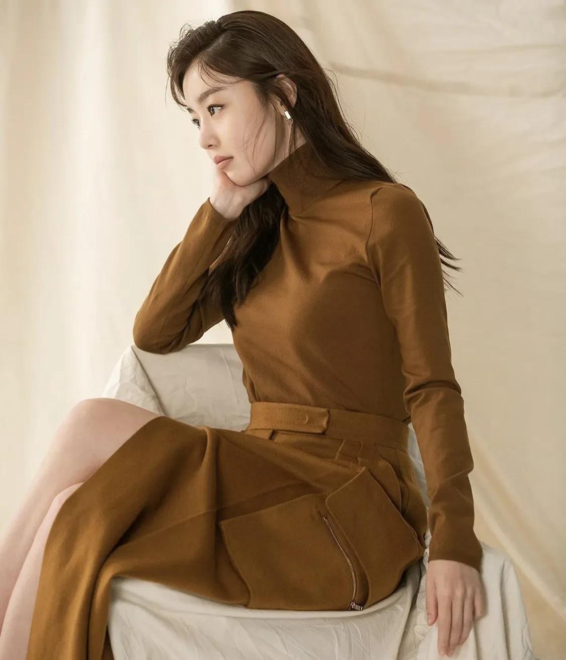 韩善花|韩善花，优雅端庄的知性女神，清甜唯美气质，少女气息爆棚