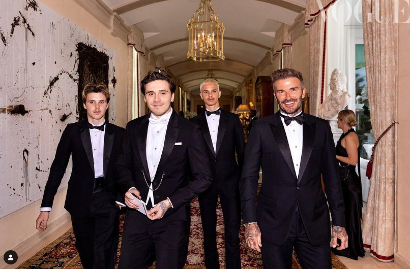 维多利亚·贝克汉姆|长子婚礼上与贝克汉姆帅气出镜，贝嫂上线跟儿媳互动，婚礼众生相曝光