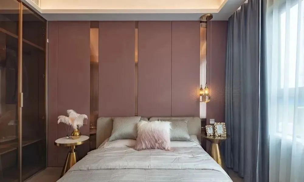 118㎡高颜值美式三居,硬包电视墙设计,低调又有品味!