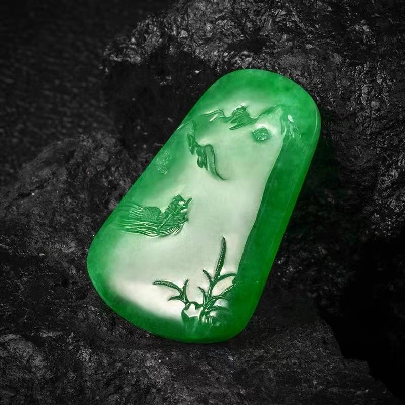 翡翠手镯|忠洁艺术——刘忠国