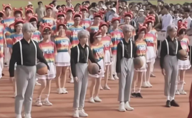 蔡徐坤|是崇拜还是恶搞？中学生模仿蔡徐坤打球惹争议，学生却觉得很无辜