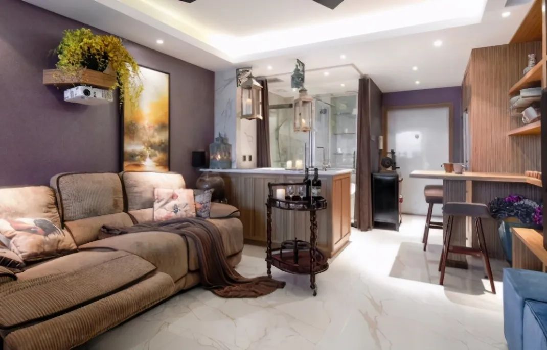 江宁|38平米的小户型，一进门就被迷住了，轻奢舒适又不浪费空间，大爱