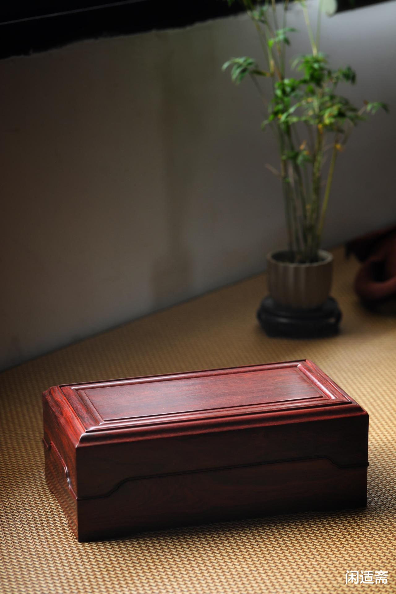 钱币博物馆|文房器具,小叶紫檀,文具首饰机关盒