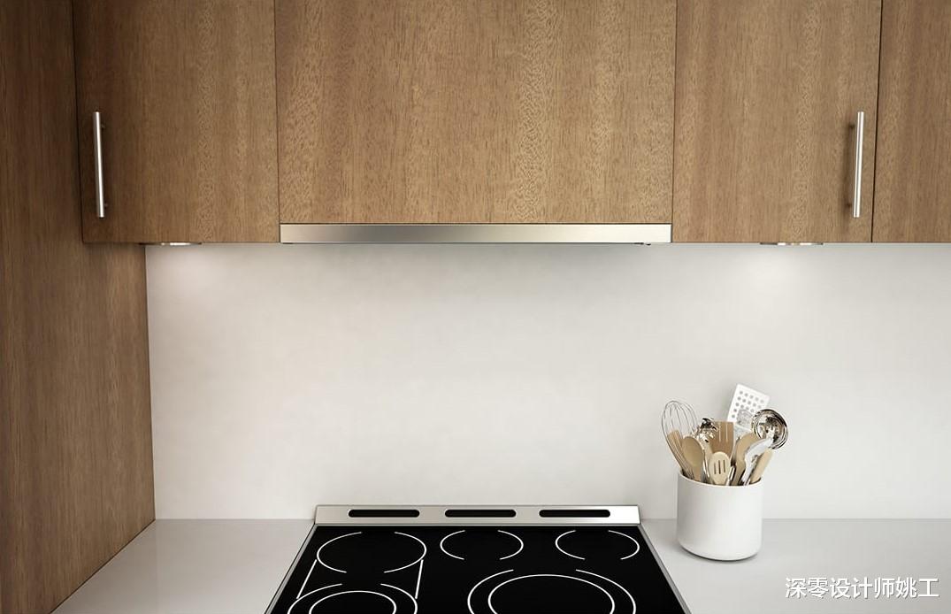 藏在吊柜下的油烟机，学会做这4个设计，每种都藏着巧妙的小心思