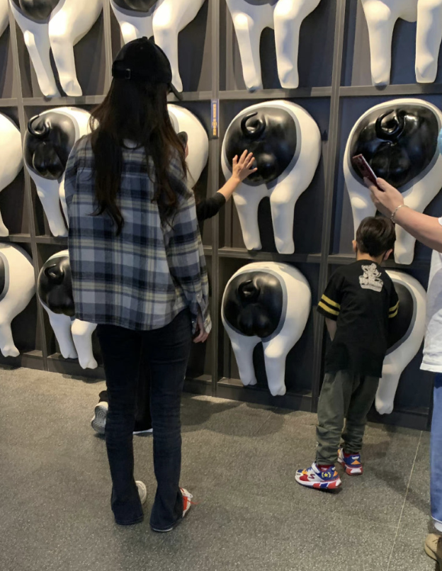 黄晓明|黄晓明和母亲儿子外出，小海绵大摇大摆心情好，不受父母离婚影响