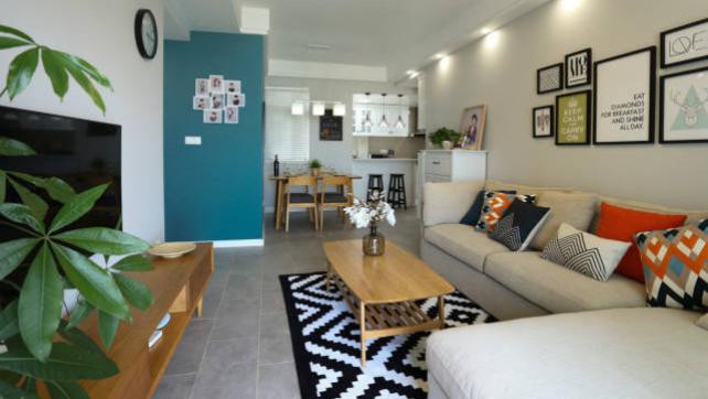 66平小户型新房，入户玄关好看又实用，厨房设计很有创意！