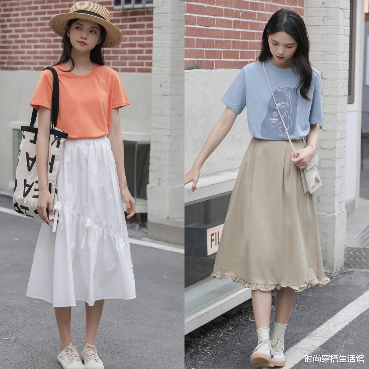 夏天的T恤原来还能这么穿!其实换一种思路更时髦减龄,建议收藏