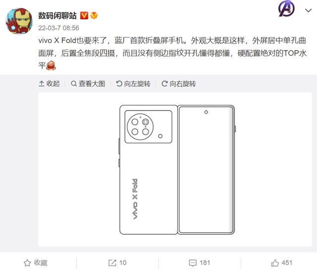 vivo|新機：華為無孔手機曝光；K50宇宙還有兩臺新機；vivo折疊屏新機