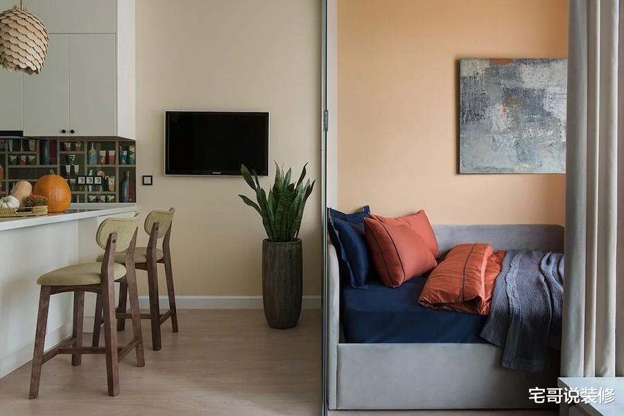 36岁小姐姐的独居生活:住36㎡公寓,配色让人赏心悦目,温馨舒适