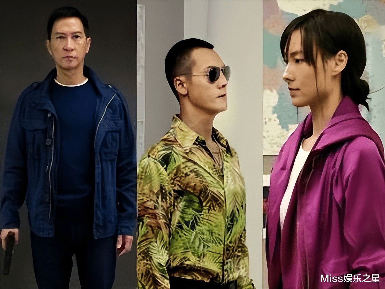 梁洛施|梁洛施复出首部电影，搭档陈伟霆与张家辉，却被吐槽剧情无新意